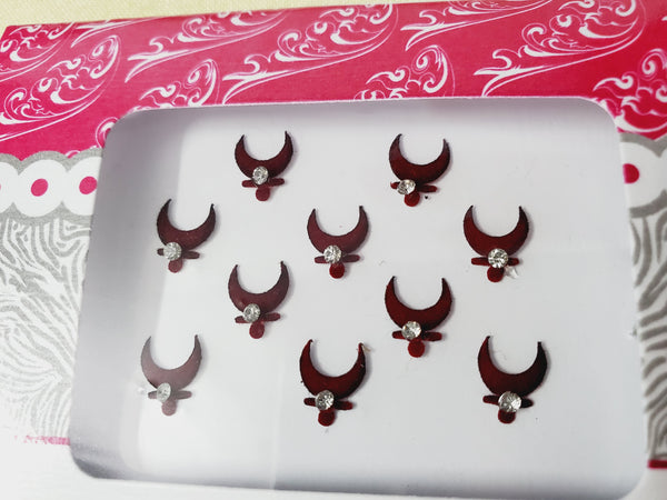 Chandrakor Bindi With Stone (sticker kumkum)