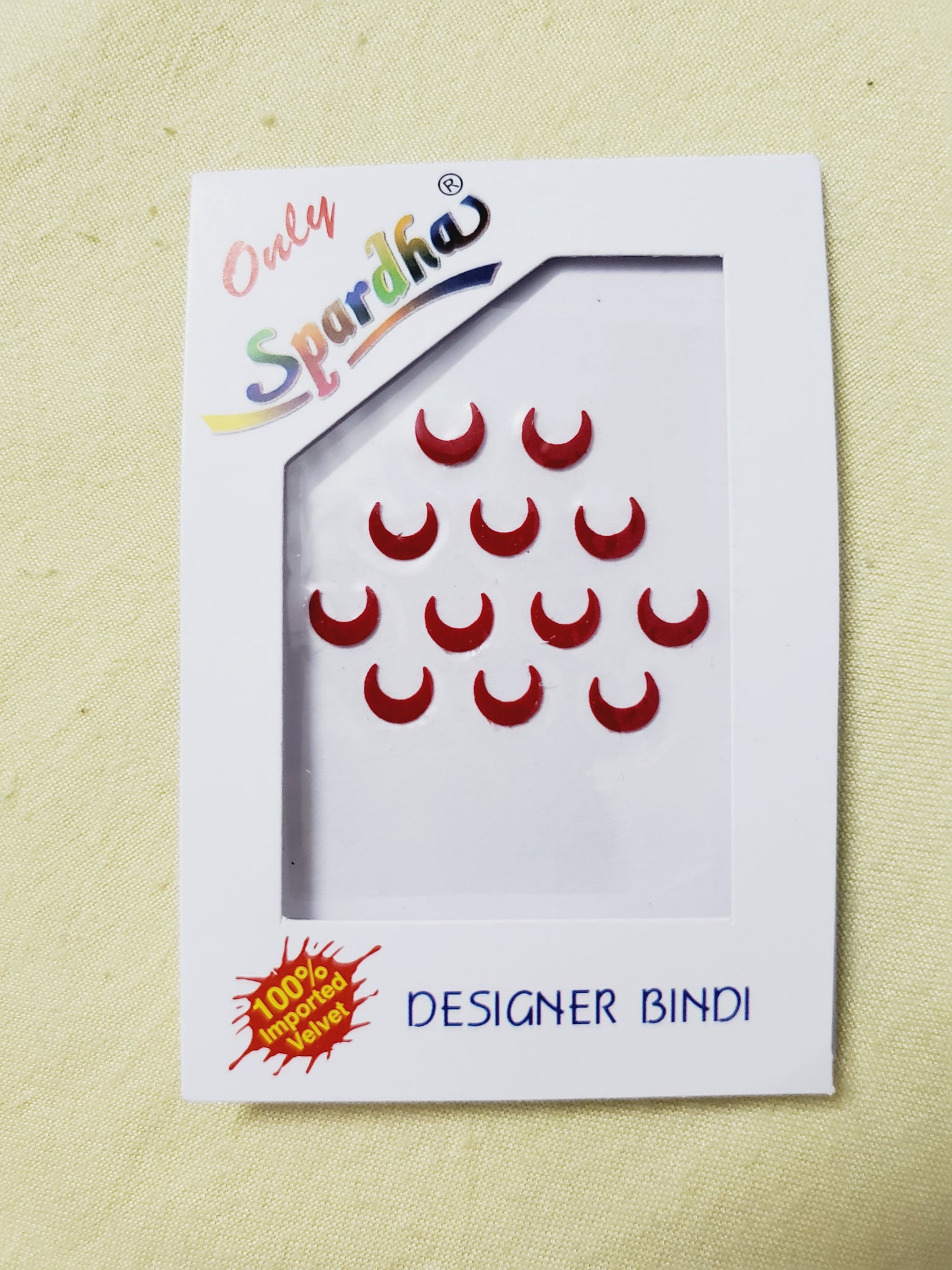 Chandrakor  Bindi (Crescent shaped sticker kumkum)
