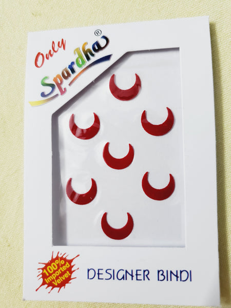 Chandrakor  Bindi (Crescent shaped sticker kumkum)