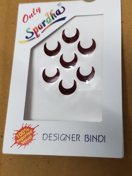 Chanadrakor Bindi (Crescent shaped sticker kumkum)