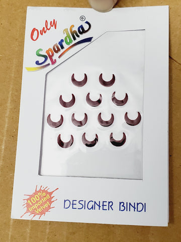 Chanadrakor Bindi (Crescent shaped sticker kumkum)