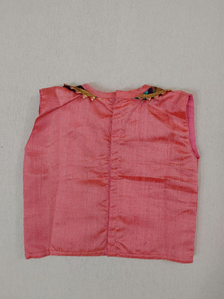 Silk Crop Top With Skirt