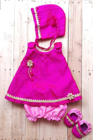 Silk Bonnet & Bloomer