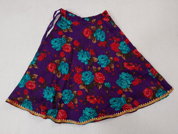 Silk Crop Top With Skirt