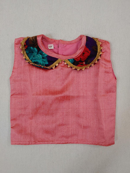 Silk Crop Top With Skirt